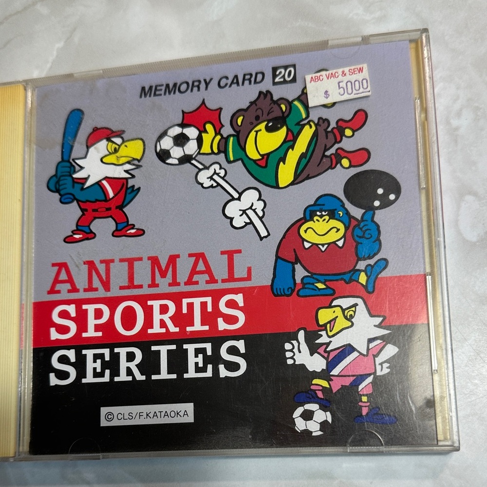 Animal Sports Series Embroidery Memory Card 2.0